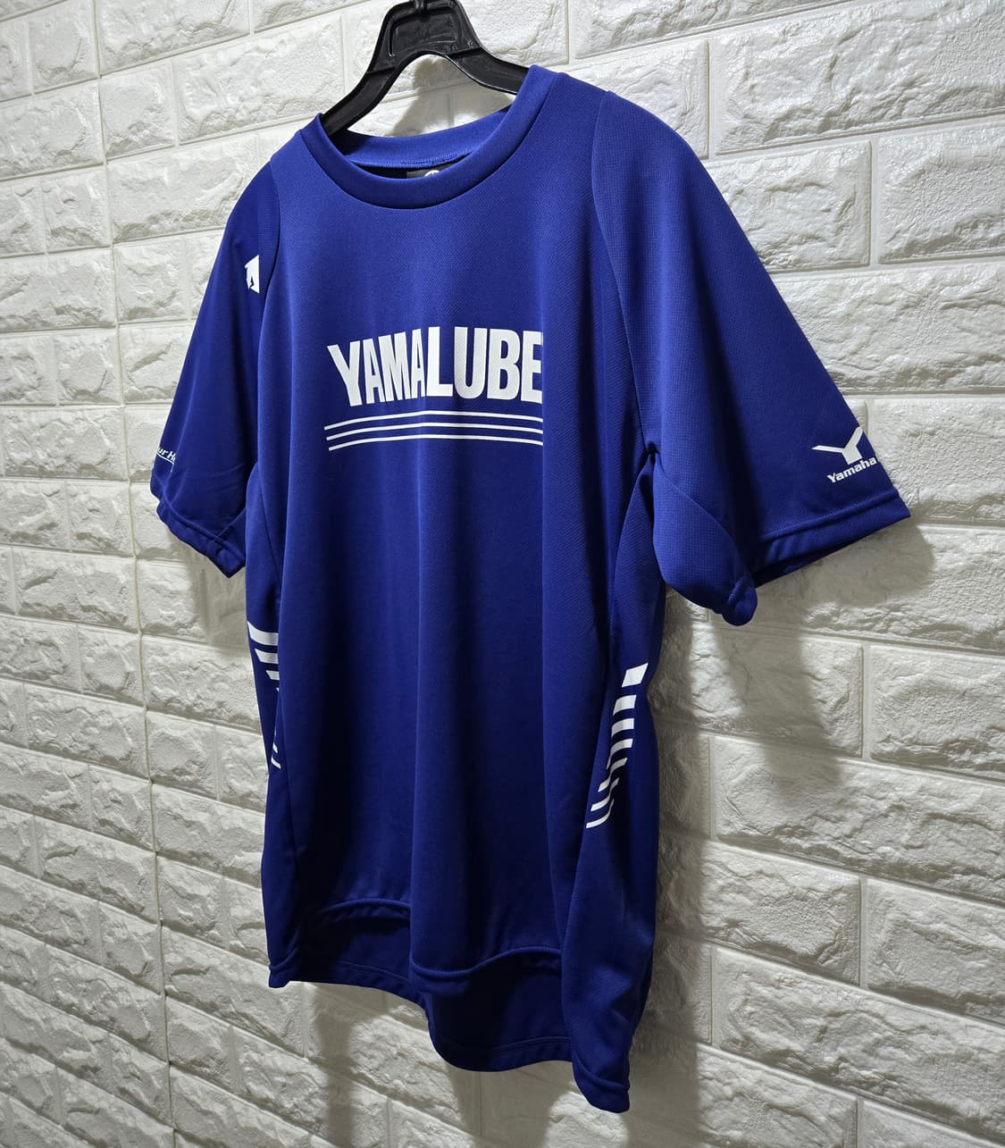 거의새것/ 데상트 야마하 야마루브 레이싱 기능성 반팔티 105~110 상품이미지3
