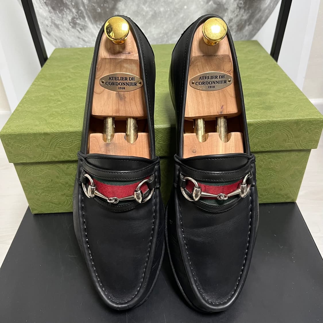 정품 42) 구찌 홀스빗 삼선 구두 로퍼 270~275 상품이미지3