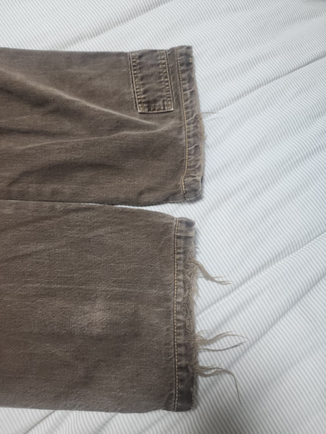 brown dragon embroidery denim 상품이미지7