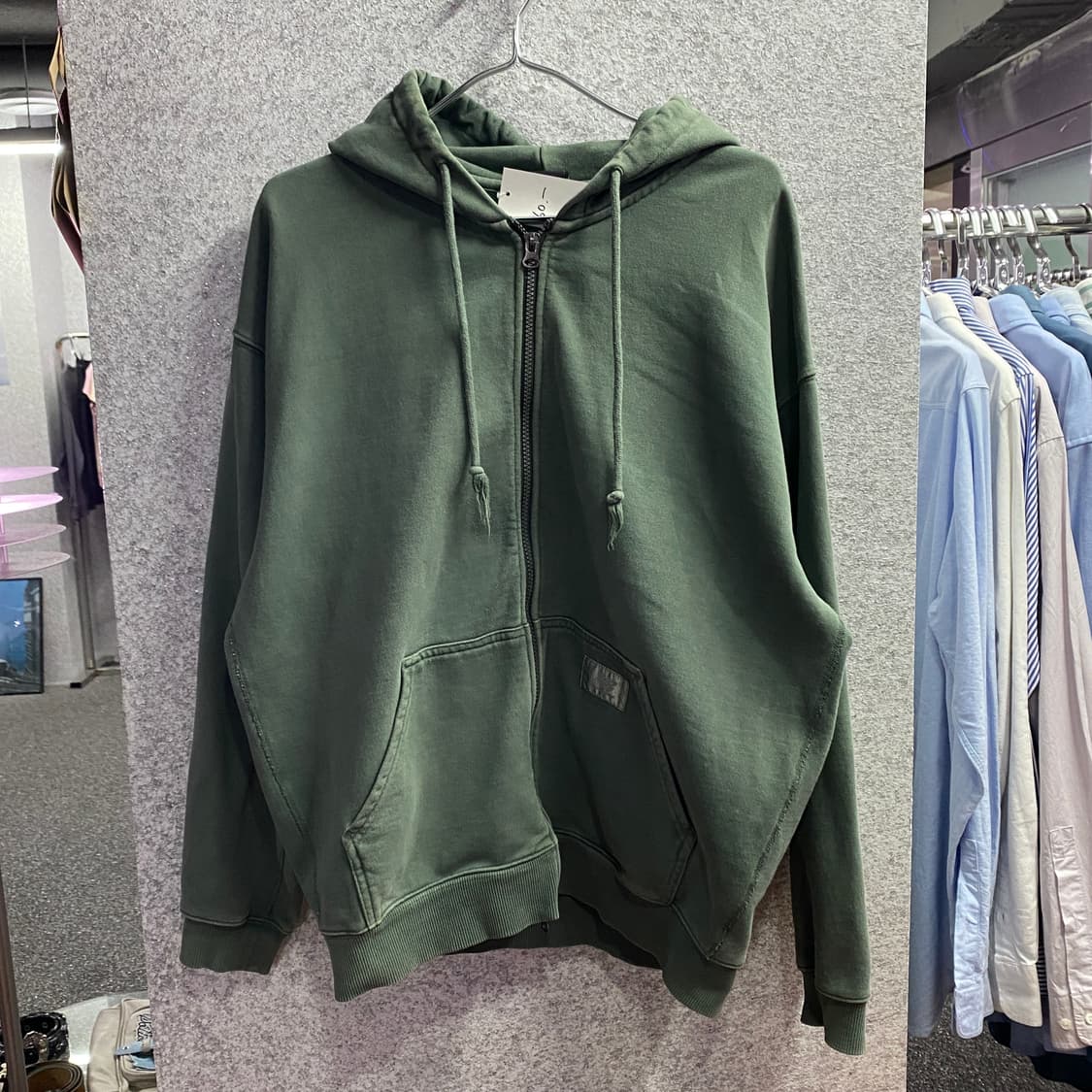 뉴발란스 X 디스이즈네버댓 포켓로고 후드집업 B3542 상품이미지2