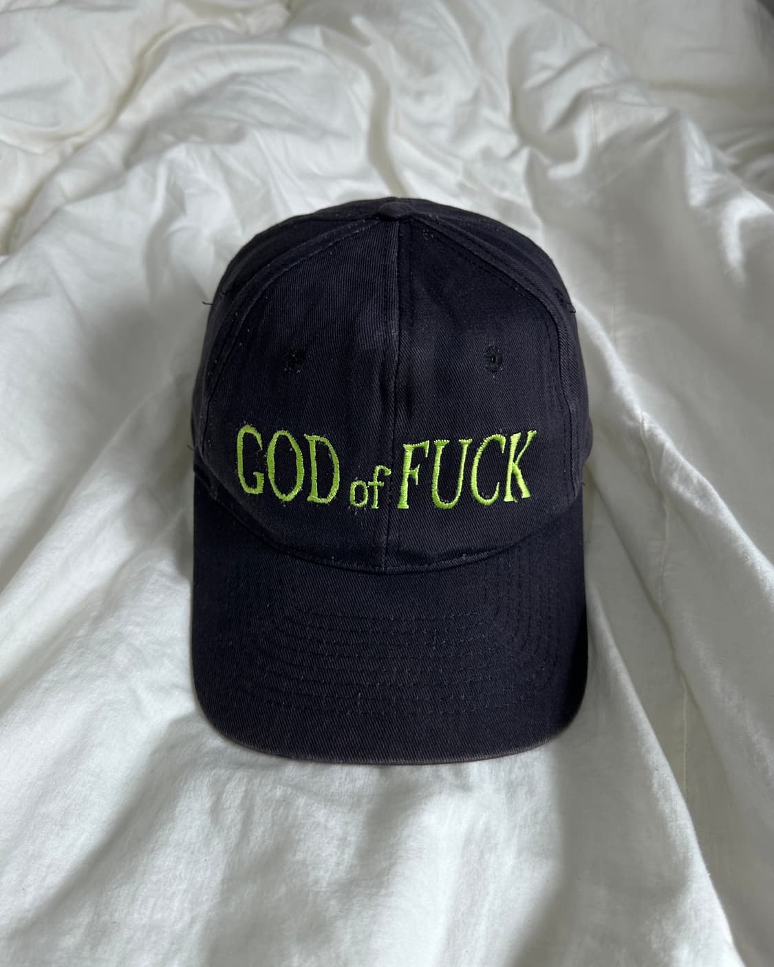 90s og 마릴린 맨슨 ‘god of fuck’  hat 상품이미지1