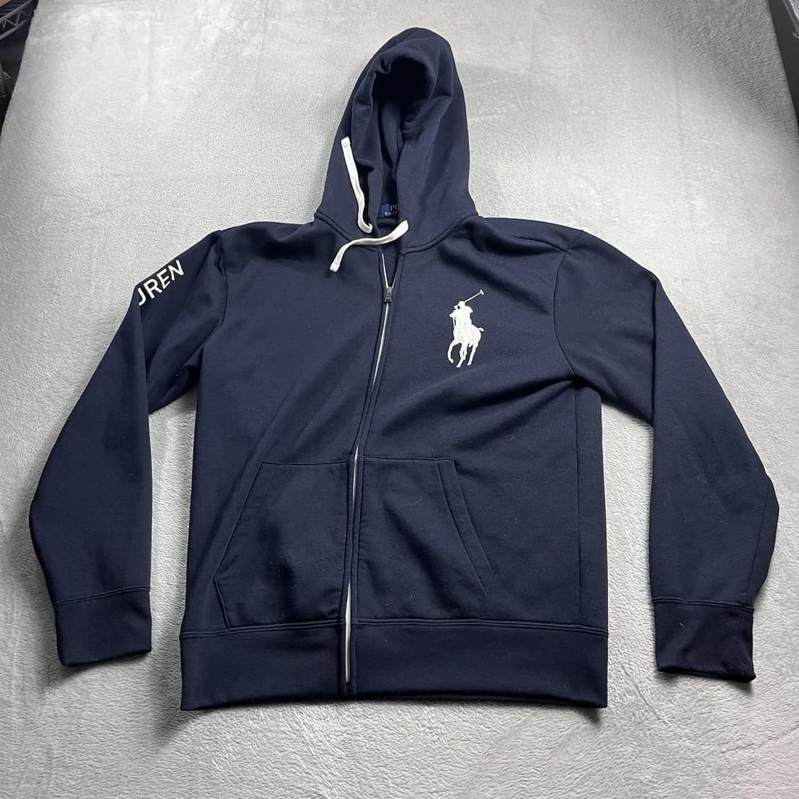폴로 랄프로렌 빅 포니 로고 후드 집업 상품이미지1