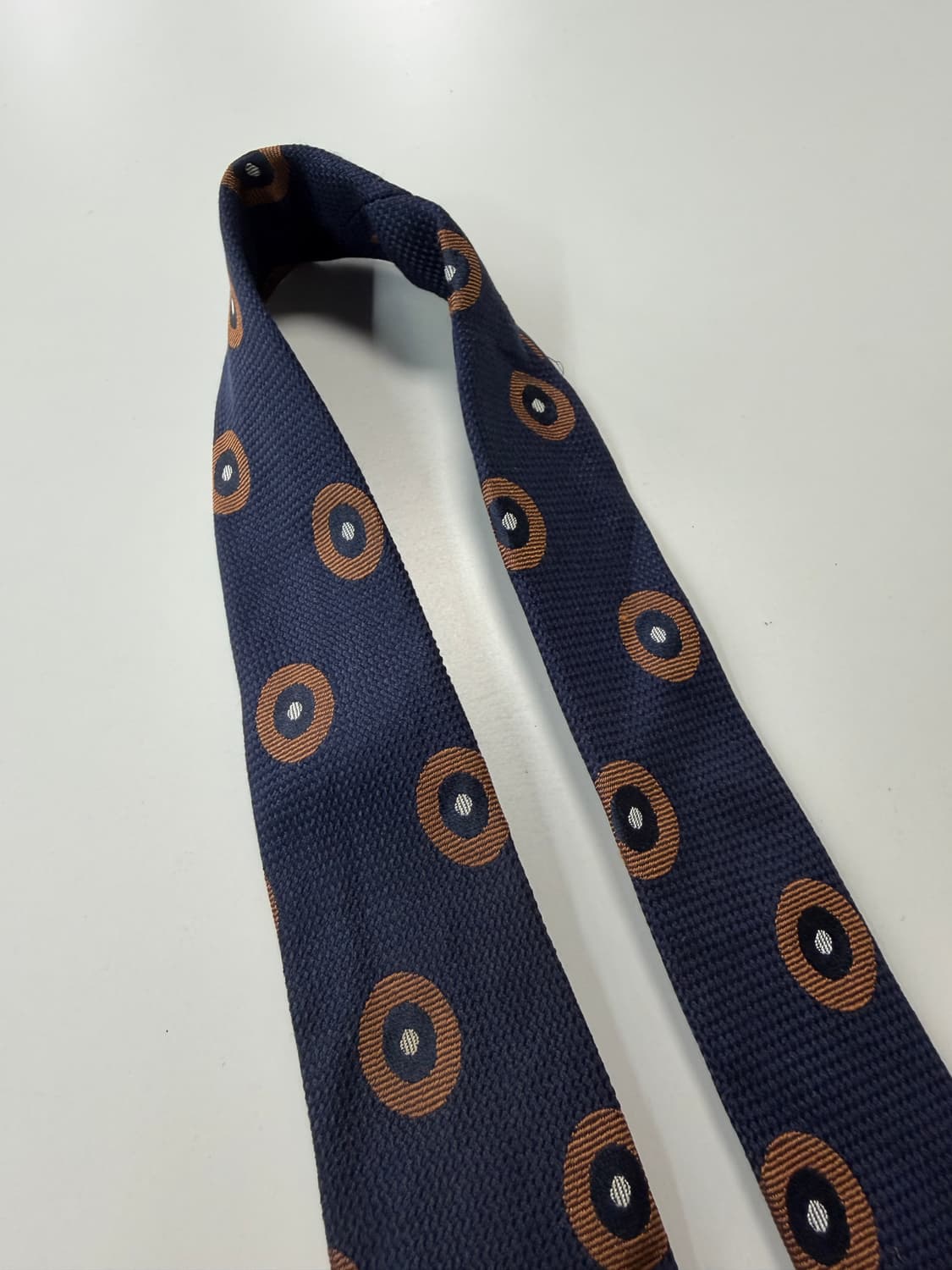 빈티지 도트패턴 실크 넥타이 8cm 상품이미지7