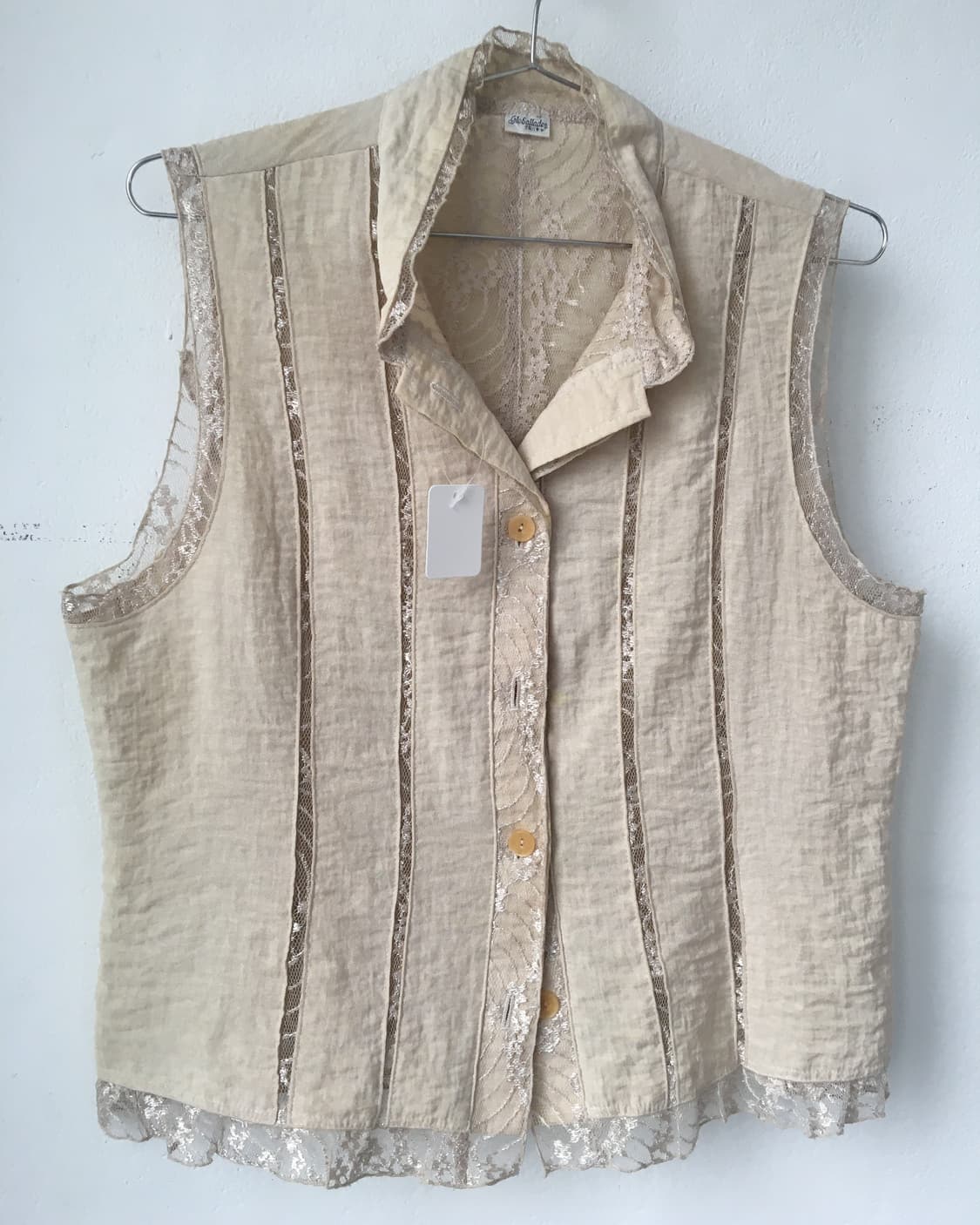 Lace layer vest 상품이미지4