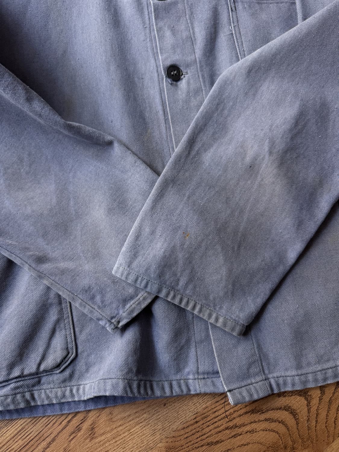 [L]90's 빈티지 페이딩 트윌코튼 프렌치 워크 자켓 상품이미지5