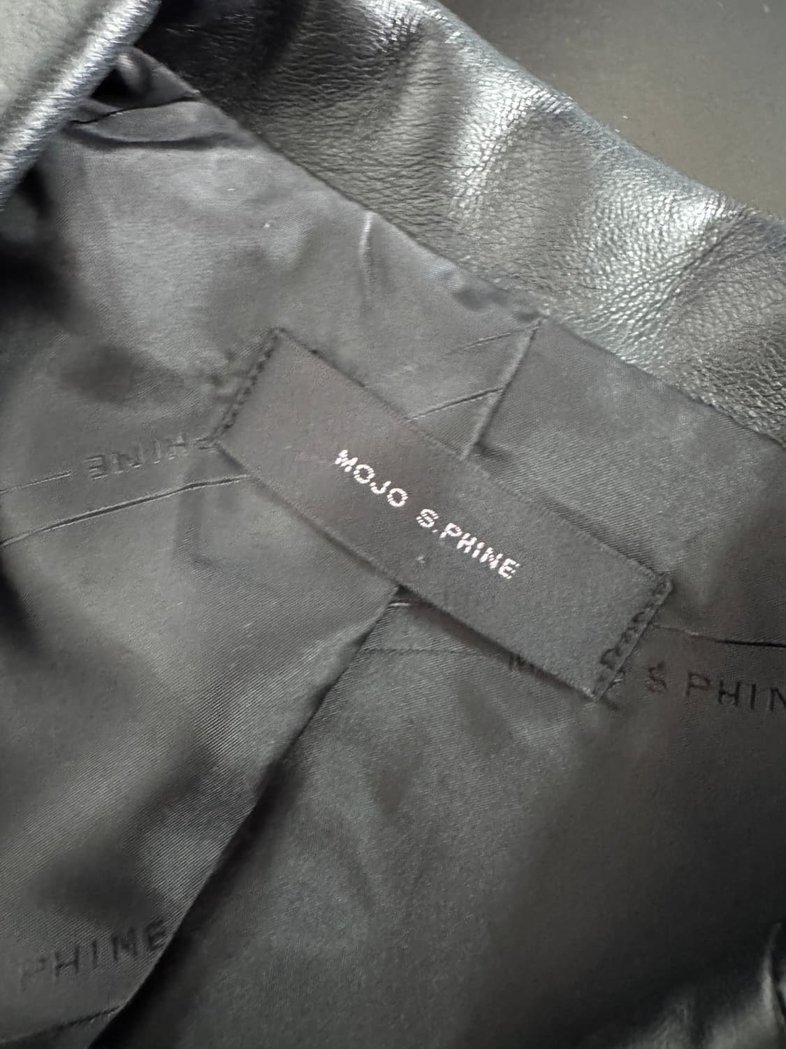 여성 모조에스핀 리얼 양가죽 자켓 블랙 상품이미지3