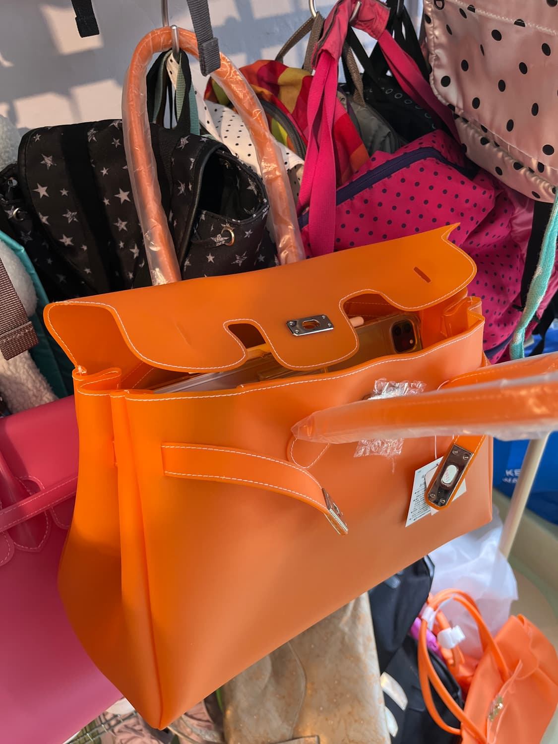 오렌지 빈티지 젤리버킨 🍊 상품이미지10