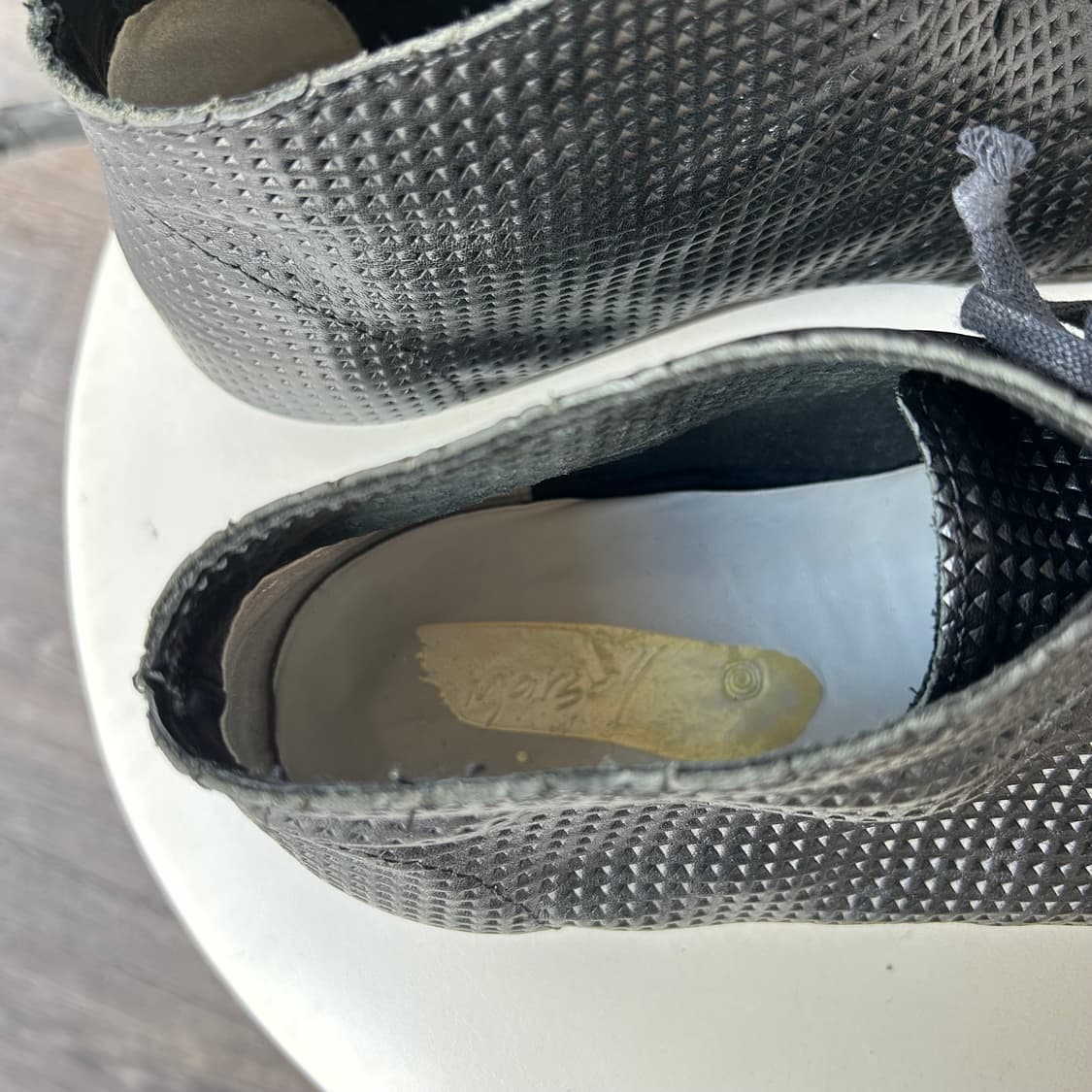 마르셀 펀칭 레더 앵클 부츠 상품이미지4