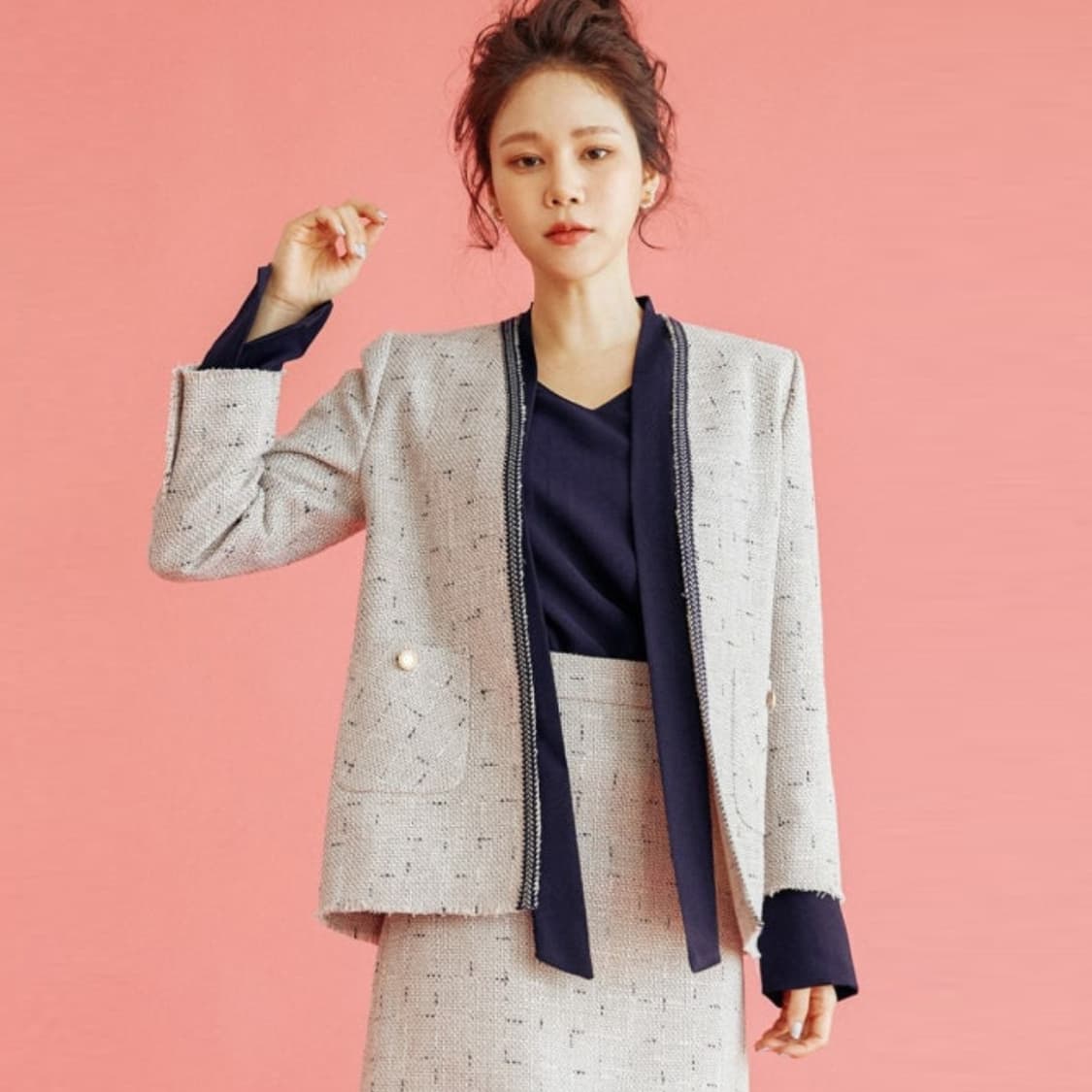 매그제이(MAGJAY) 트위드자켓 55 상품이미지3