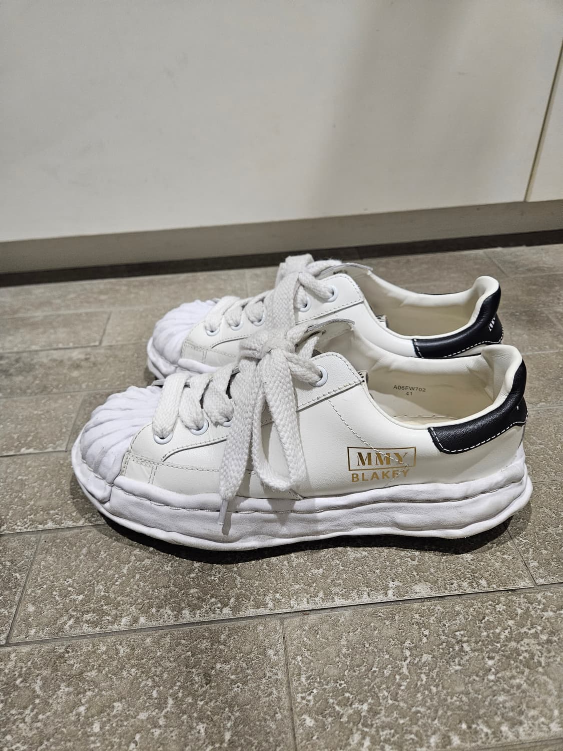 미하라 블레이키 레더 화이트 41 상품이미지3