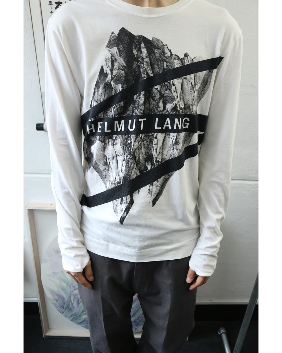 헬무트랭 그래픽 롱슬리브 티셔츠 상품이미지2
