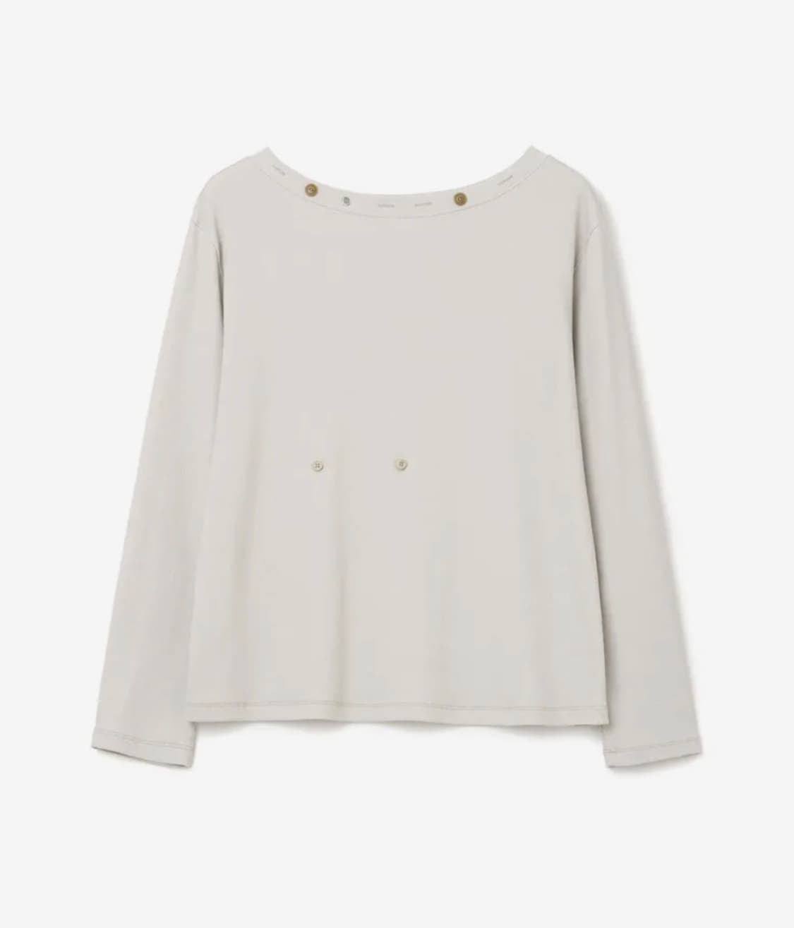 밀로 우먼 버튼 믹스 티셔츠 상품이미지2