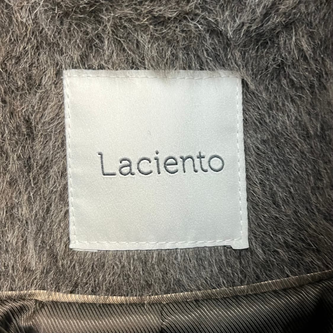 라씨엔토 여성 알파카 밍크(배색) 코트 (88) 상품이미지3