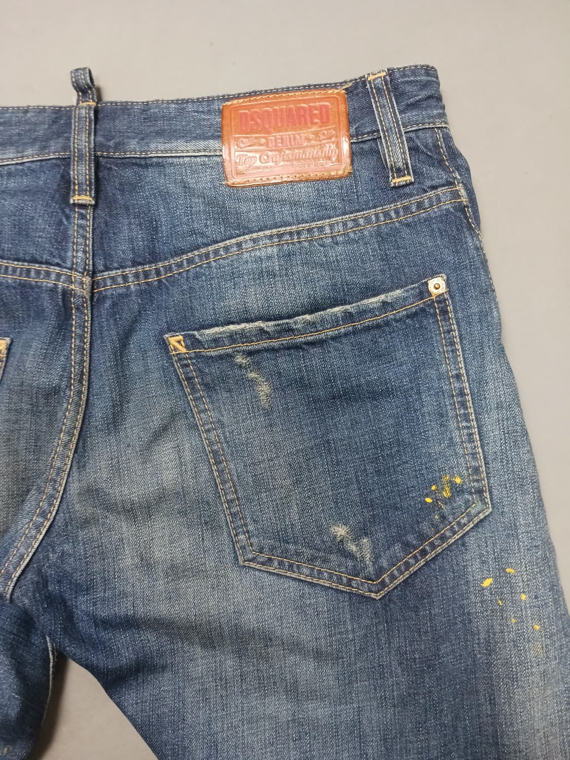 [32] 정품 디스퀘어드2 자수 래터링 케니 트위스트진 청바지 상품이미지9