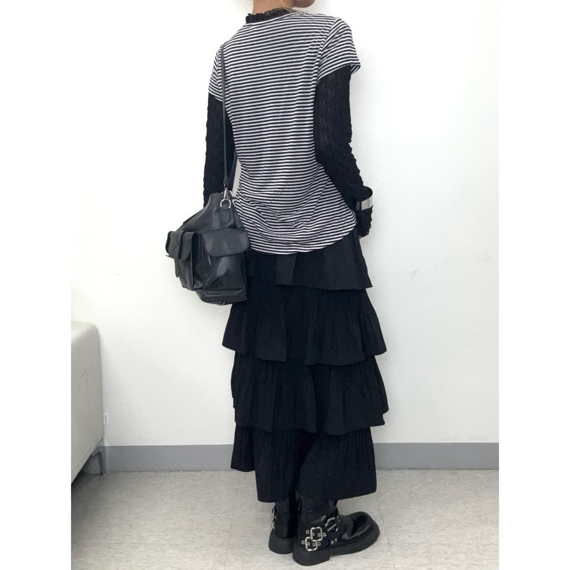 빈티지 블랙 캉캉 스커트 상품이미지3