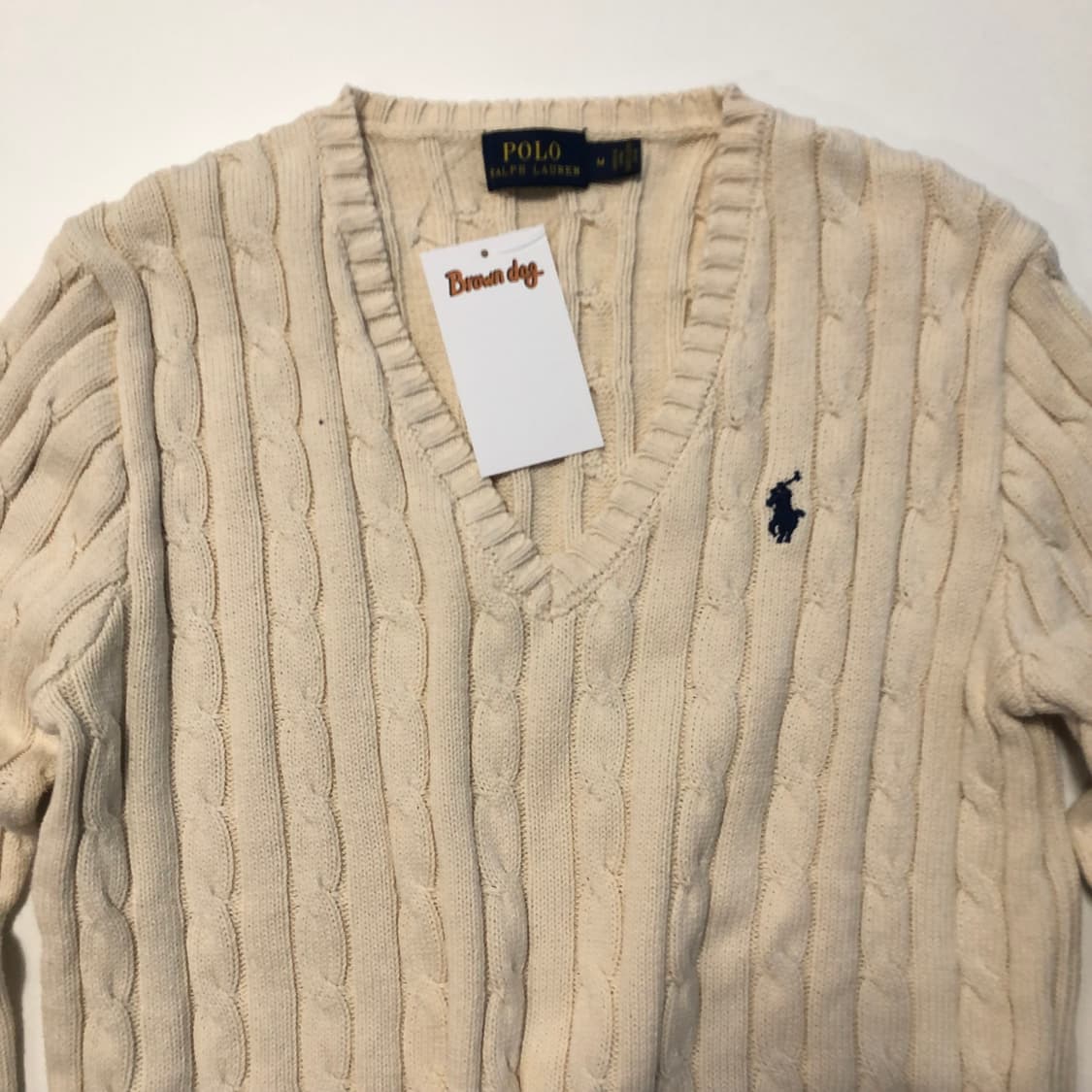 폴로 랄프로렌 꽈배기 니트 상품이미지3