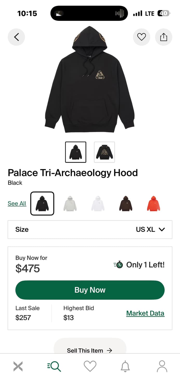 팔라스 [새상품.정품] 트라이아키올로지 (시세 40만) 후드티 XL() 상품이미지6