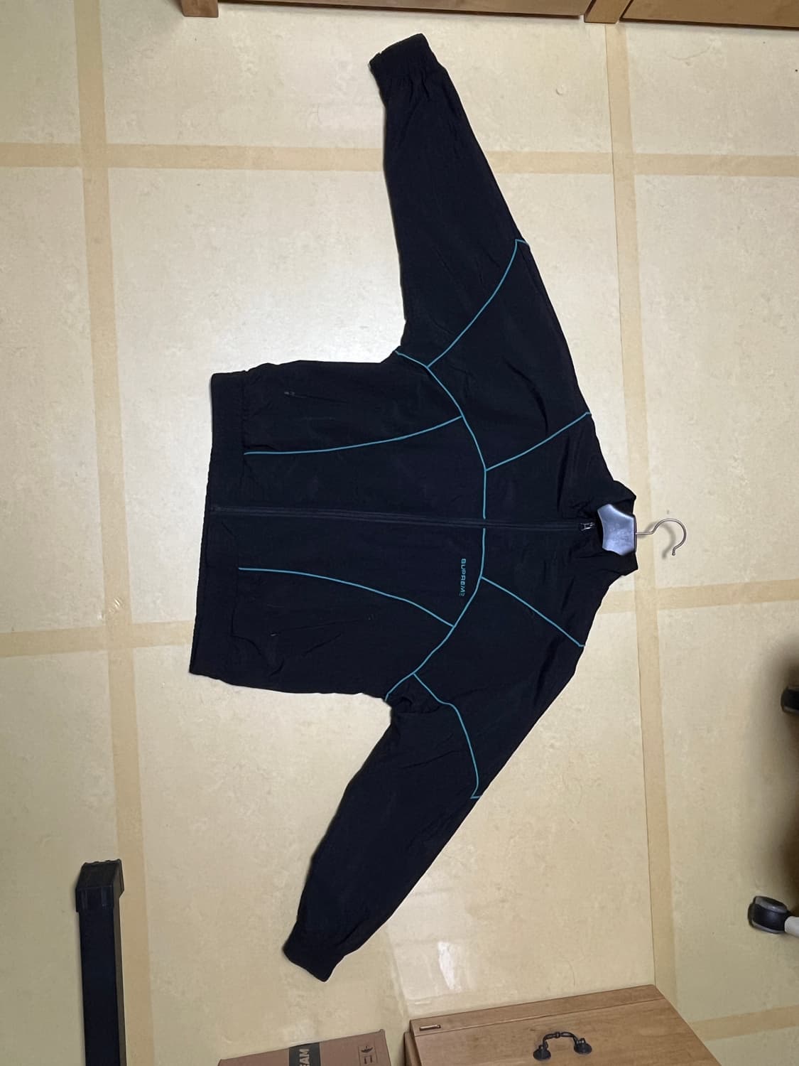 슈프림 파이핑 트랙 자켓 19ss 네이비  상품이미지2