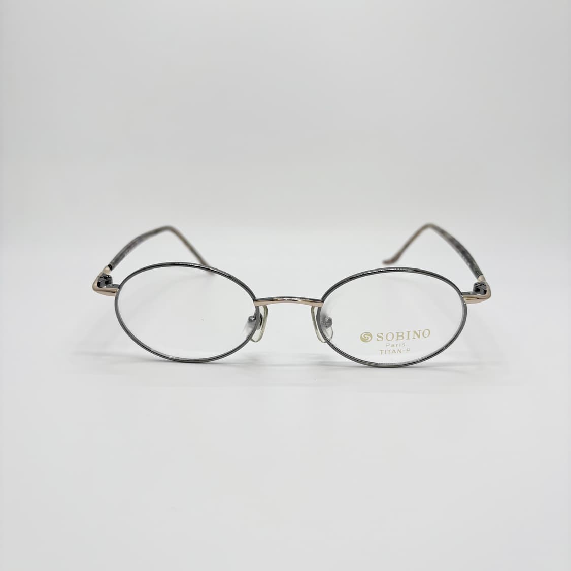 SOBINO 티타늄 그레이 오벌 메탈테 상품이미지3