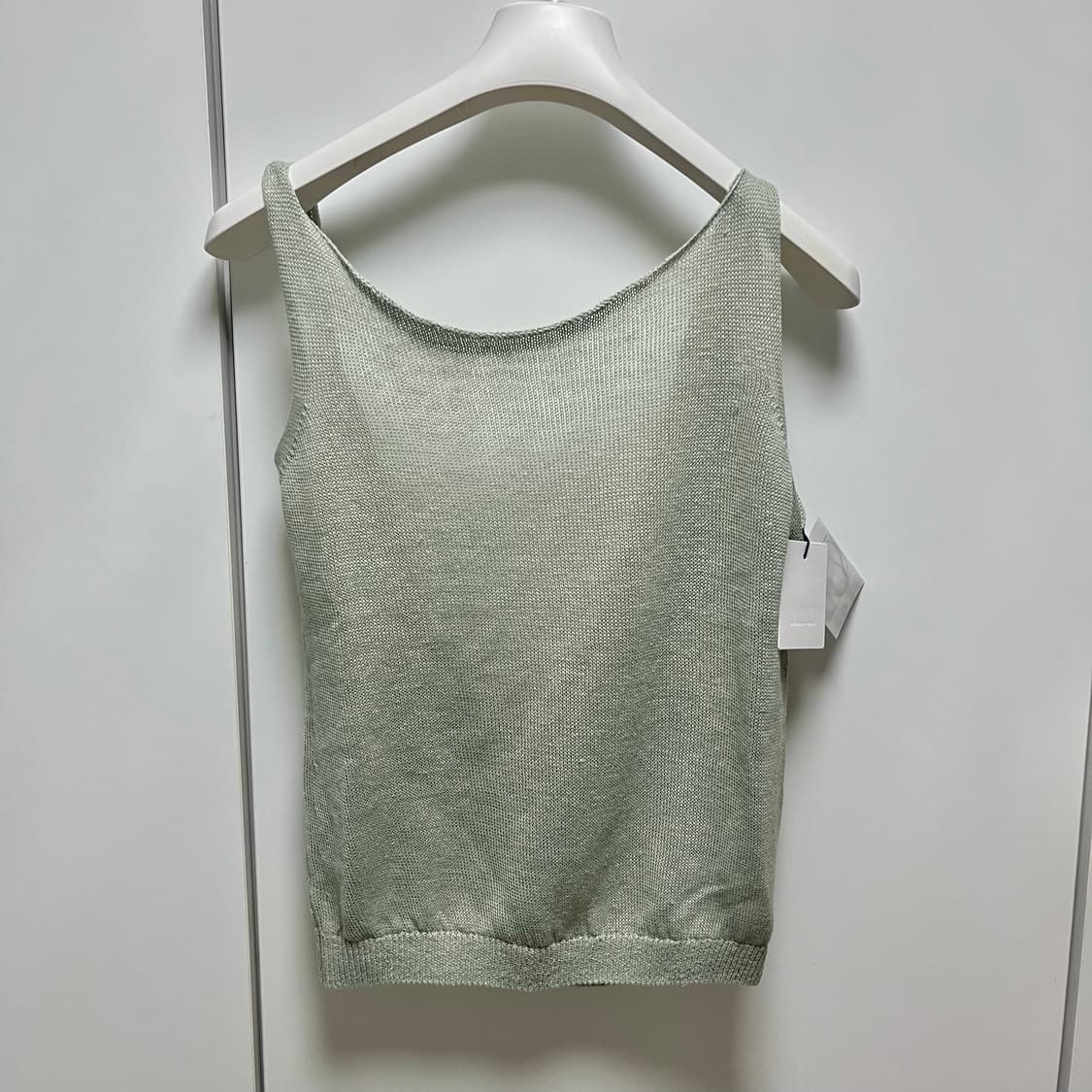 [XS,S]팔로마울 Lotti 슬리브리스 탑/그린 상품이미지3