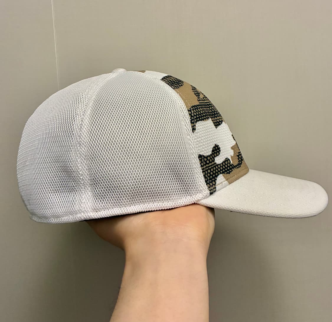 (L~XL)oakley 오클리 카모 화이트 플렉스핏 트러커 메쉬캡 모자 상품이미지4
