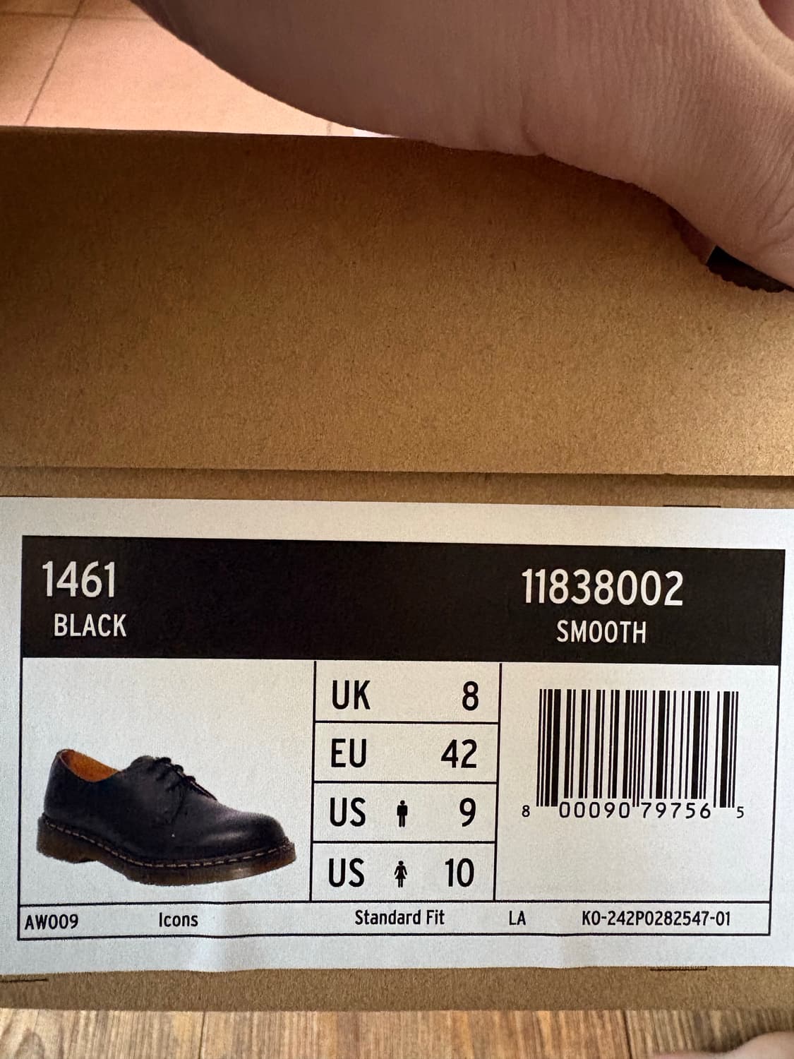 [270] 닥터마틴 1461 스무스 블랙 상품이미지7