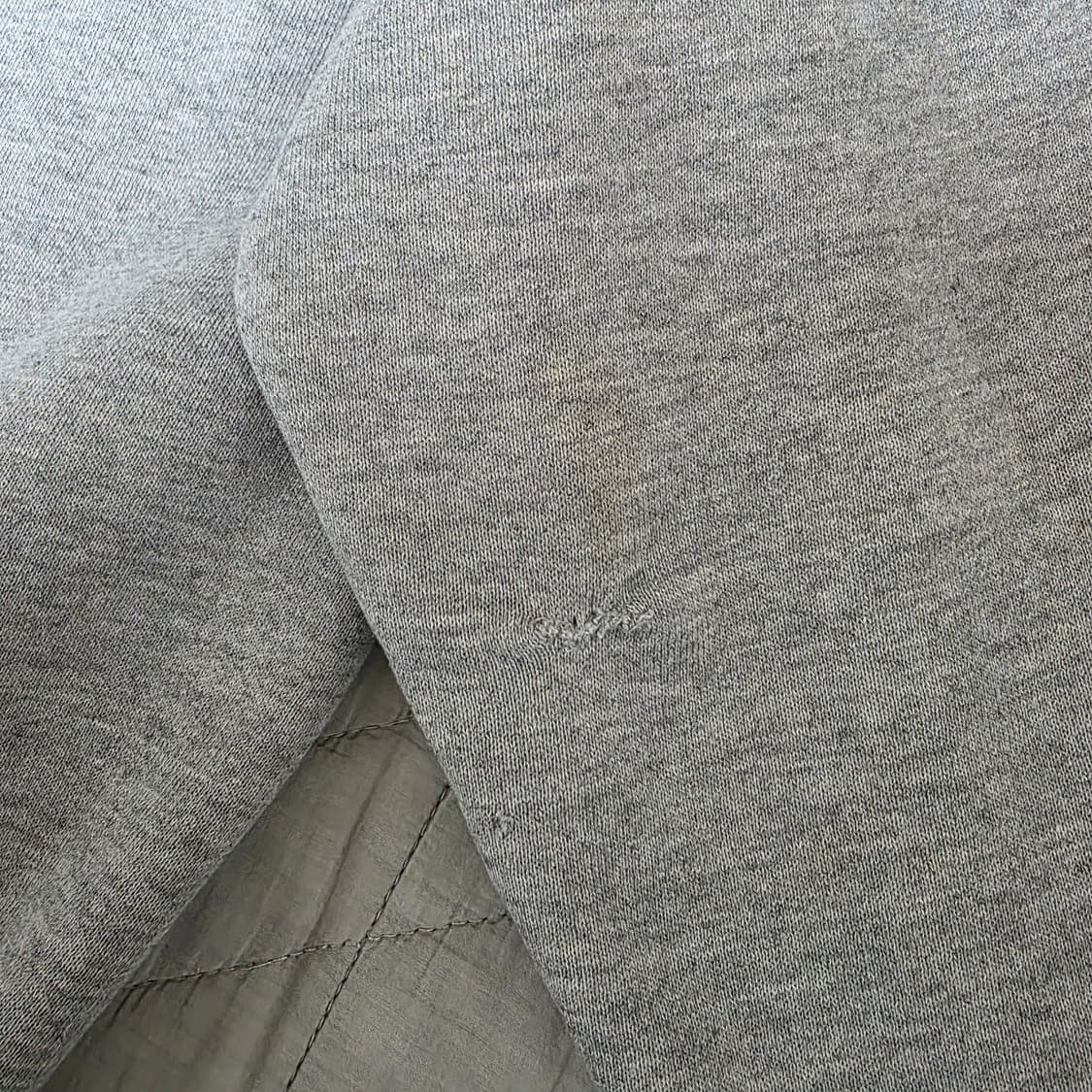 [XL] 90s 러셀 애슬레틱 후드집업 헤더 그레이 ver. 스티칭 상품이미지5