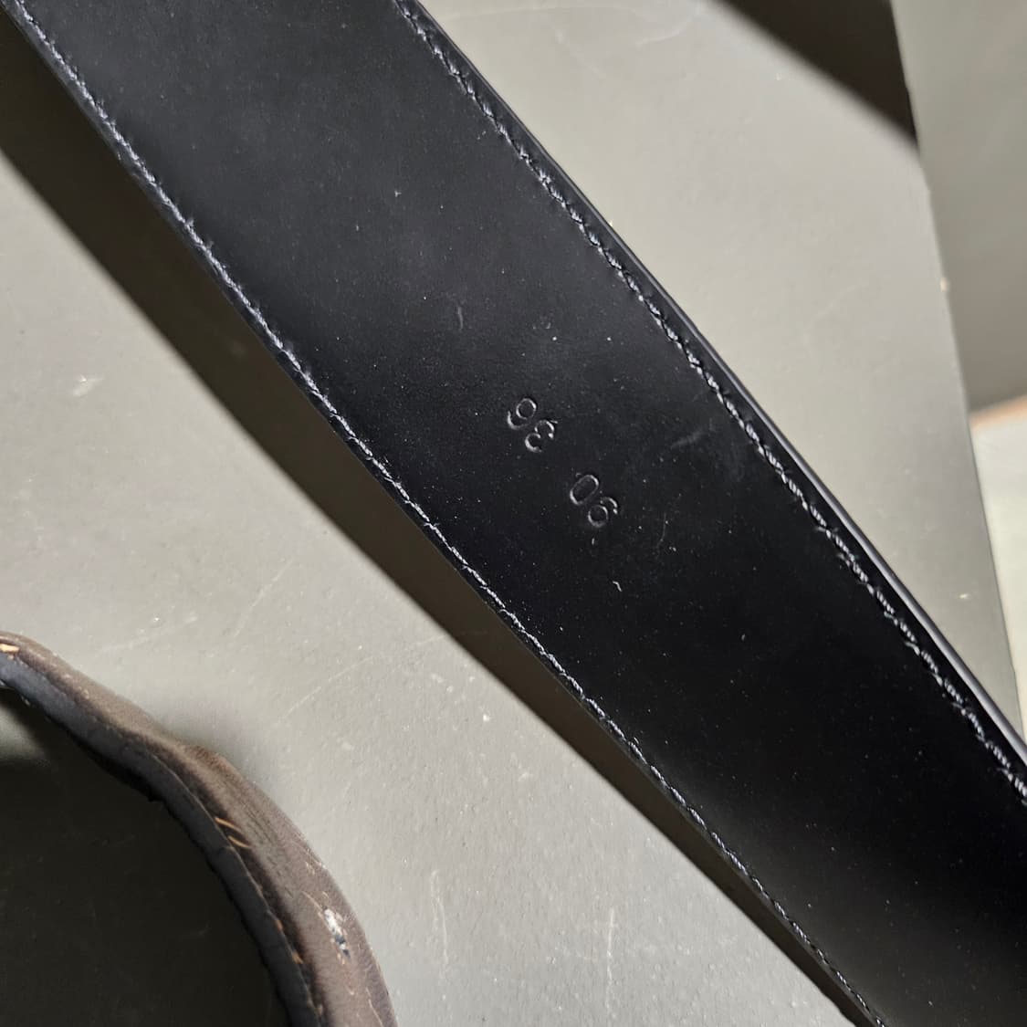 벨루티 스크리토 버클 레더 벨트 상품이미지4