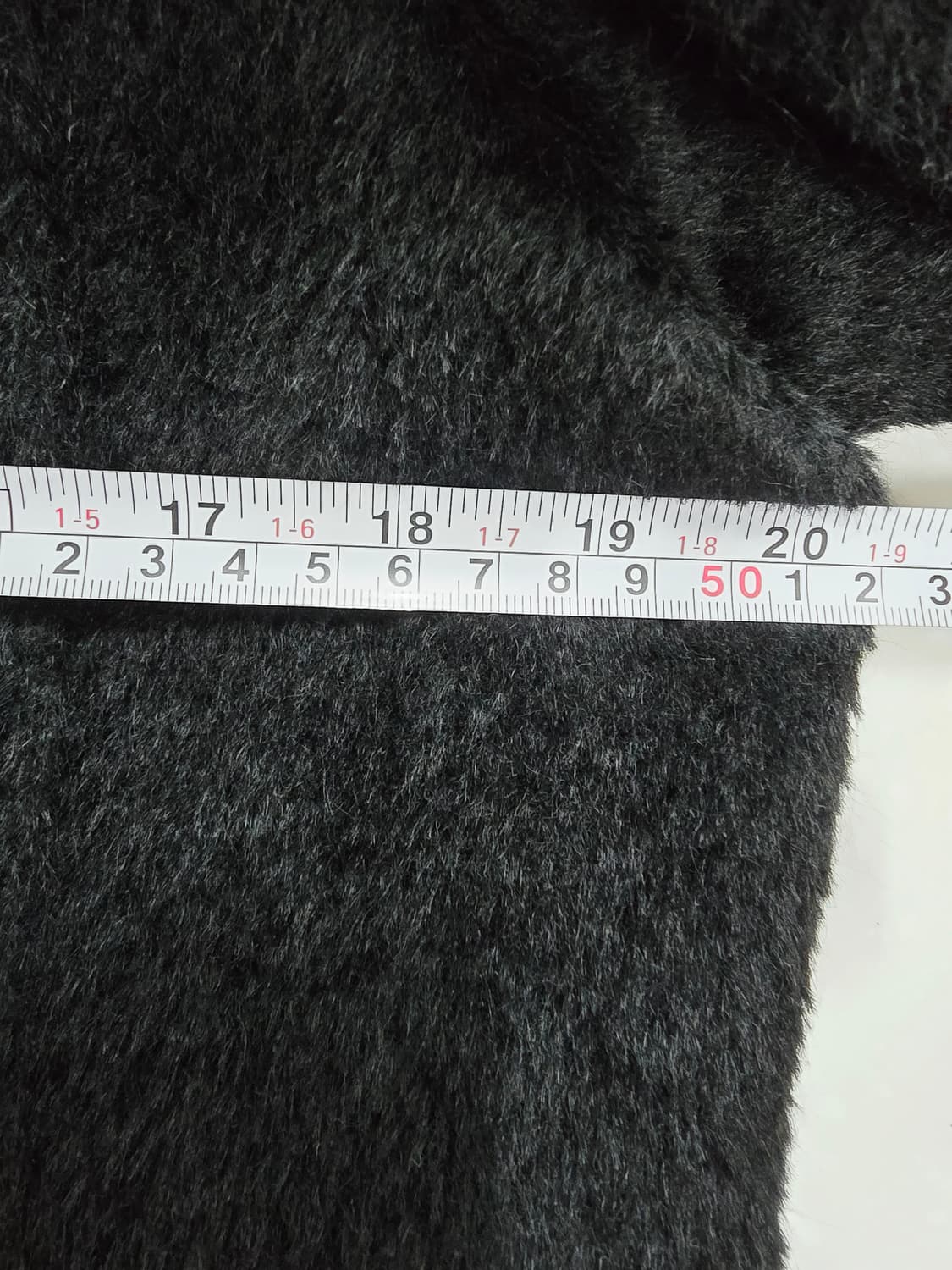 블랙 모직 밍크 트리밍 코트 안혜영 상품이미지7