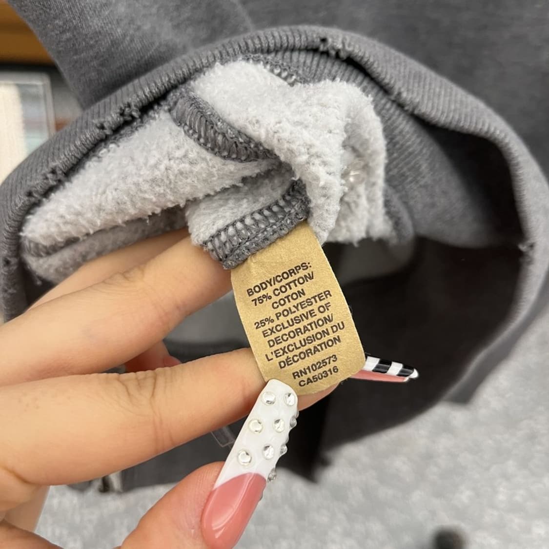 홀리스터 Y2K 빈티지 디스트로이드 데미지 집업 XS C10109 상품이미지6