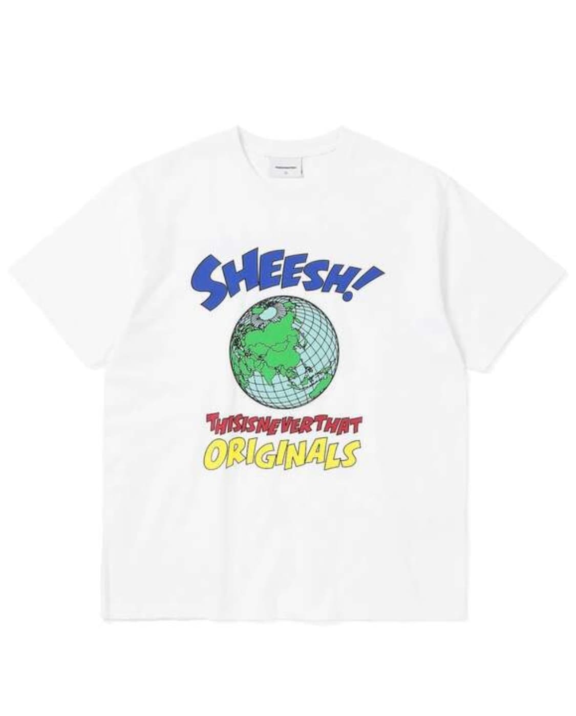 디스이즈네버댓 쉬시 티셔츠 Sheesh! Tee (White) L 상품이미지1