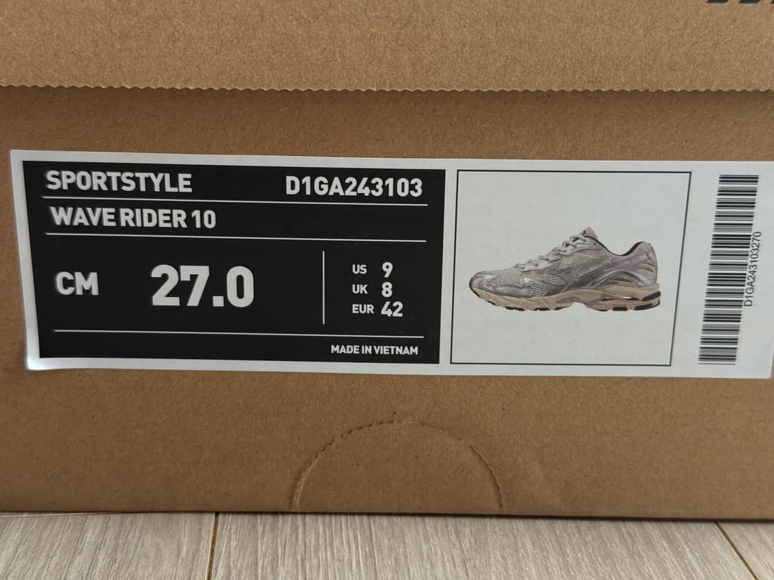 미즈노 (공용) 웨이브 라이더 10 - 270 상품이미지2