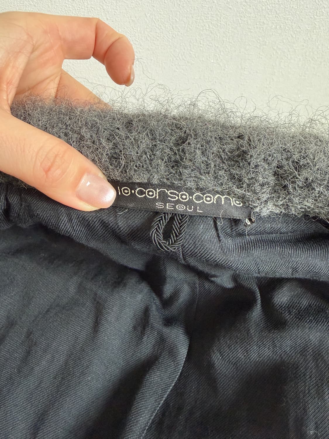 새상품) claudio tonello X 꼬르소꼬모 그레이자켓 46사이즈 상품이미지8