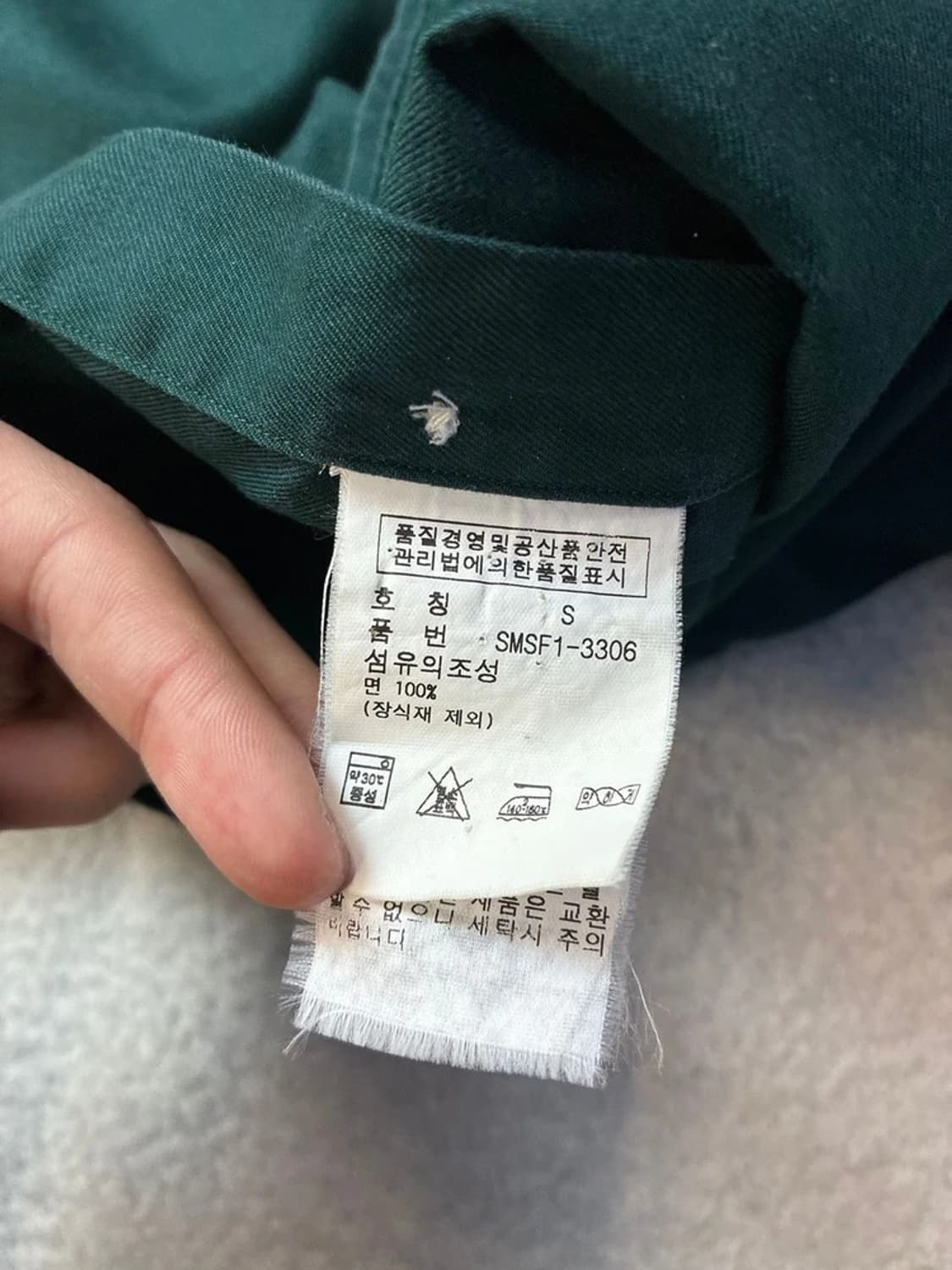 폴로 랄프로렌 90's 코튼 솔리드 로고 셔츠 PN5812 상품이미지8