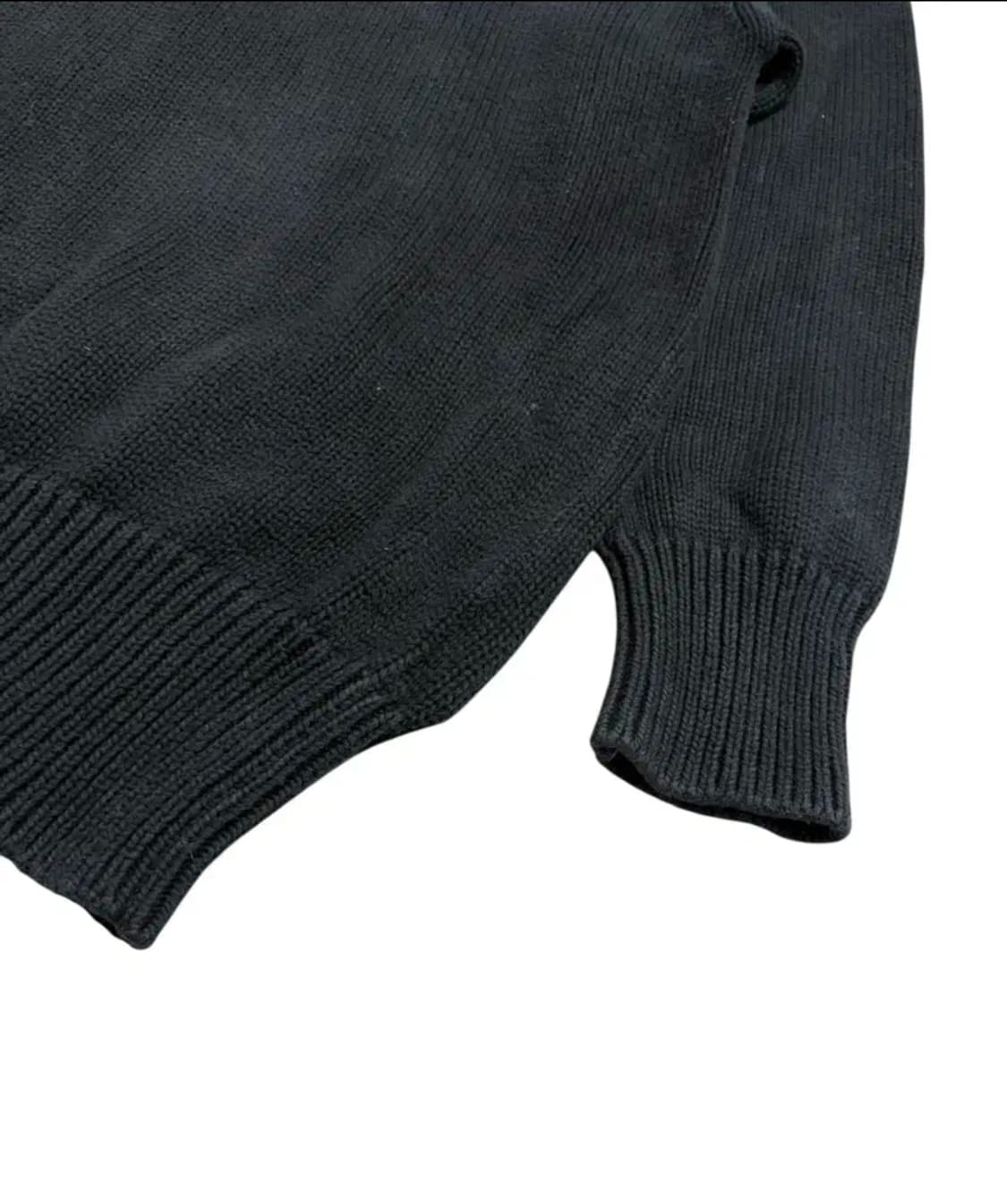 폴로 RL 로고 인타르시아 니트 블랙 상품이미지4