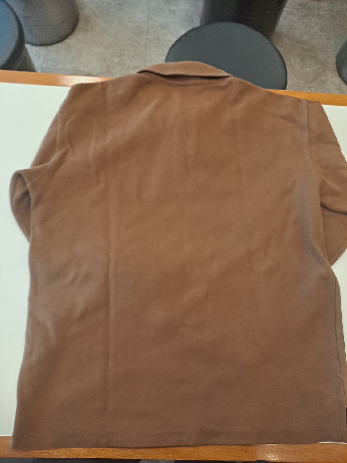 블랭크룸 브라운 긴팔 카라티 2사이즈 상품이미지2