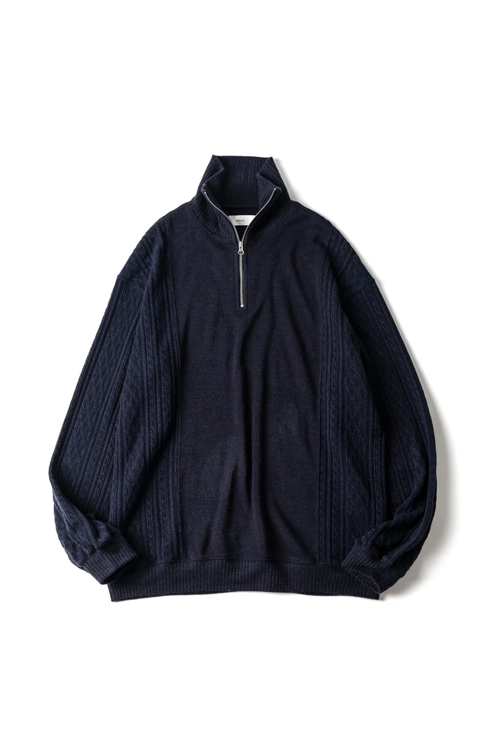 아워셀브스 파인 울 집업 니트 다크 네이비 2 상품이미지7