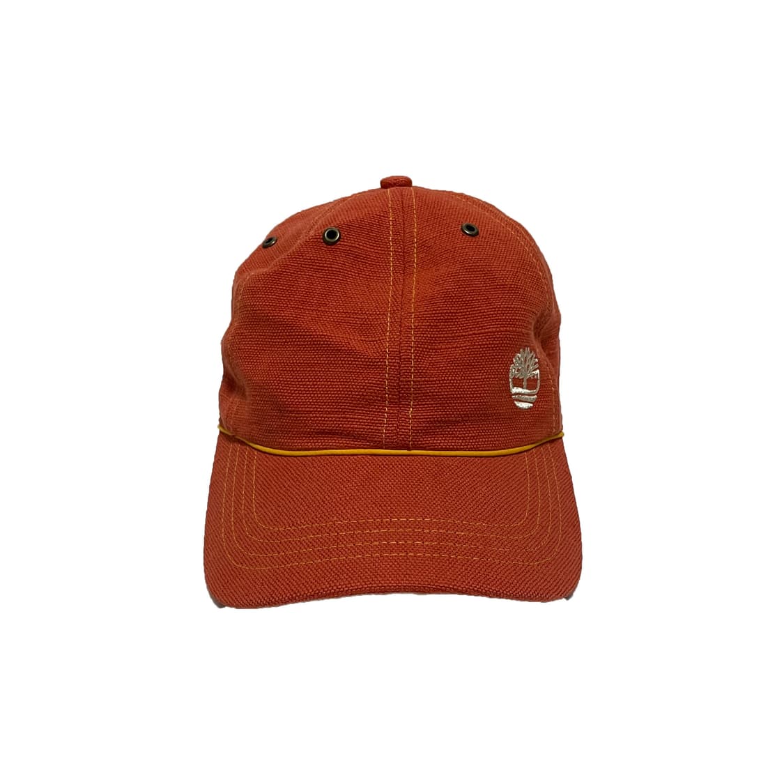 팀버랜드 코튼 린넨 오렌지 볼캡 모자 상품이미지2