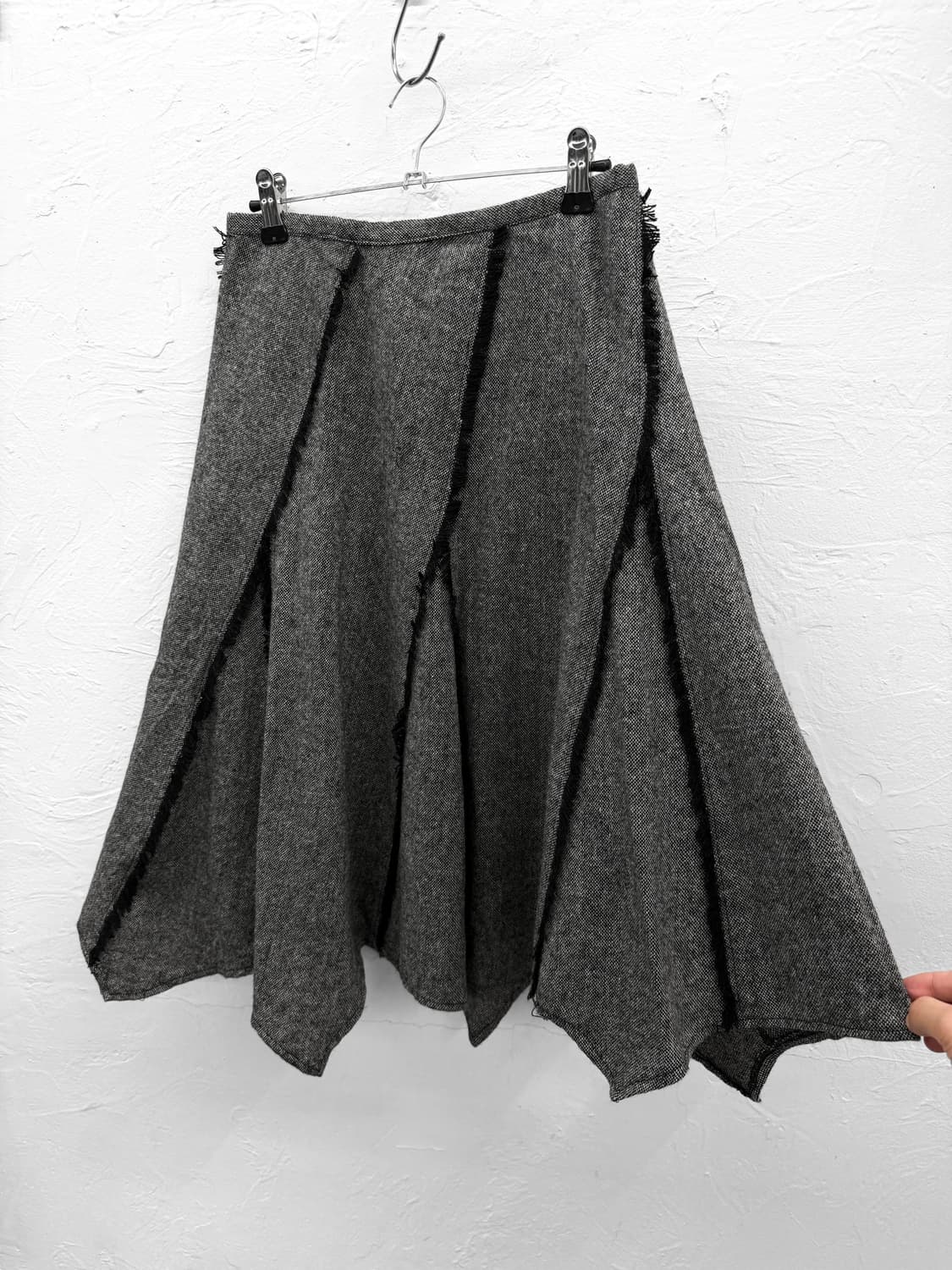 JPN 플레어 울 스커트 상품이미지3