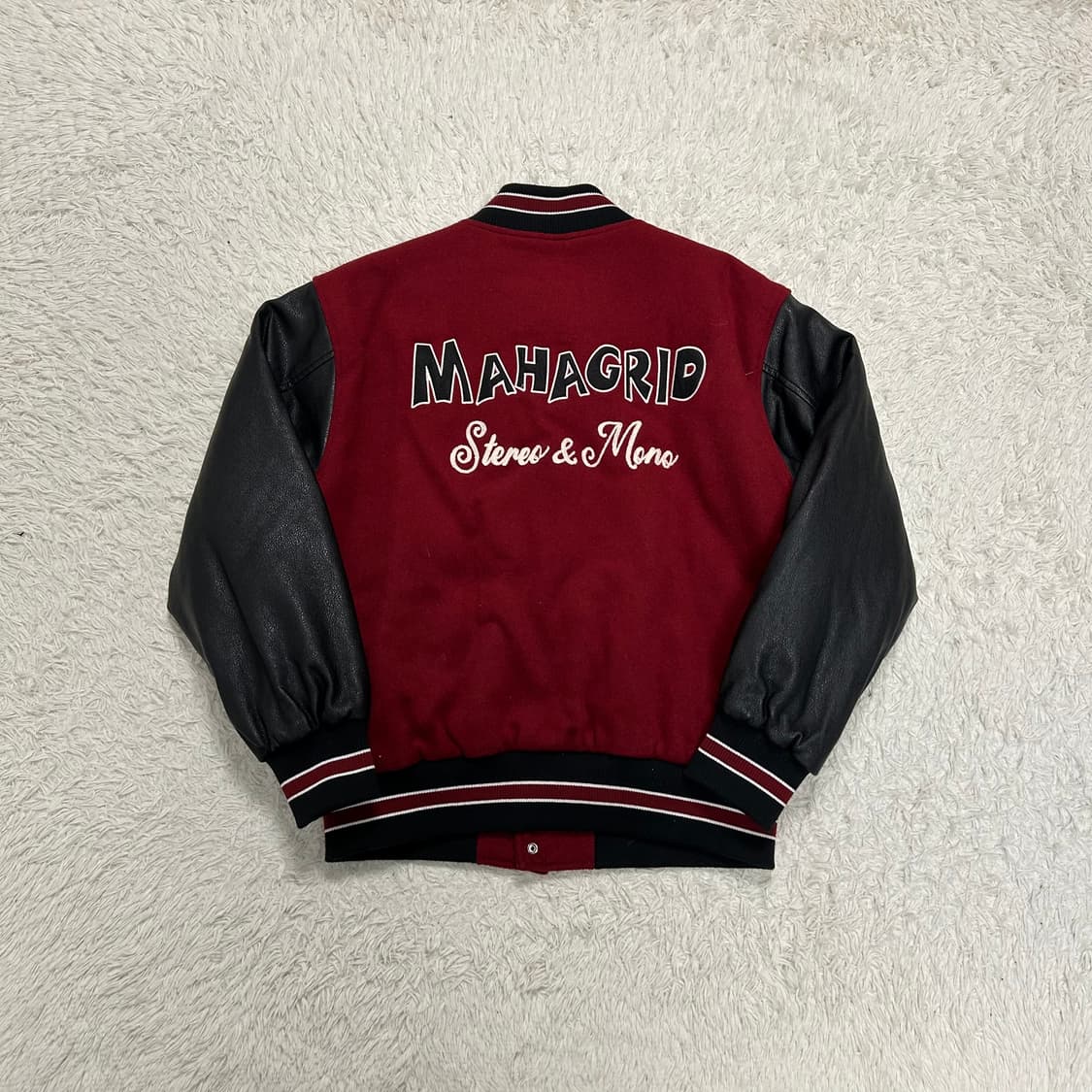 Mahagrid Wool Varsity Jacket 상품이미지5