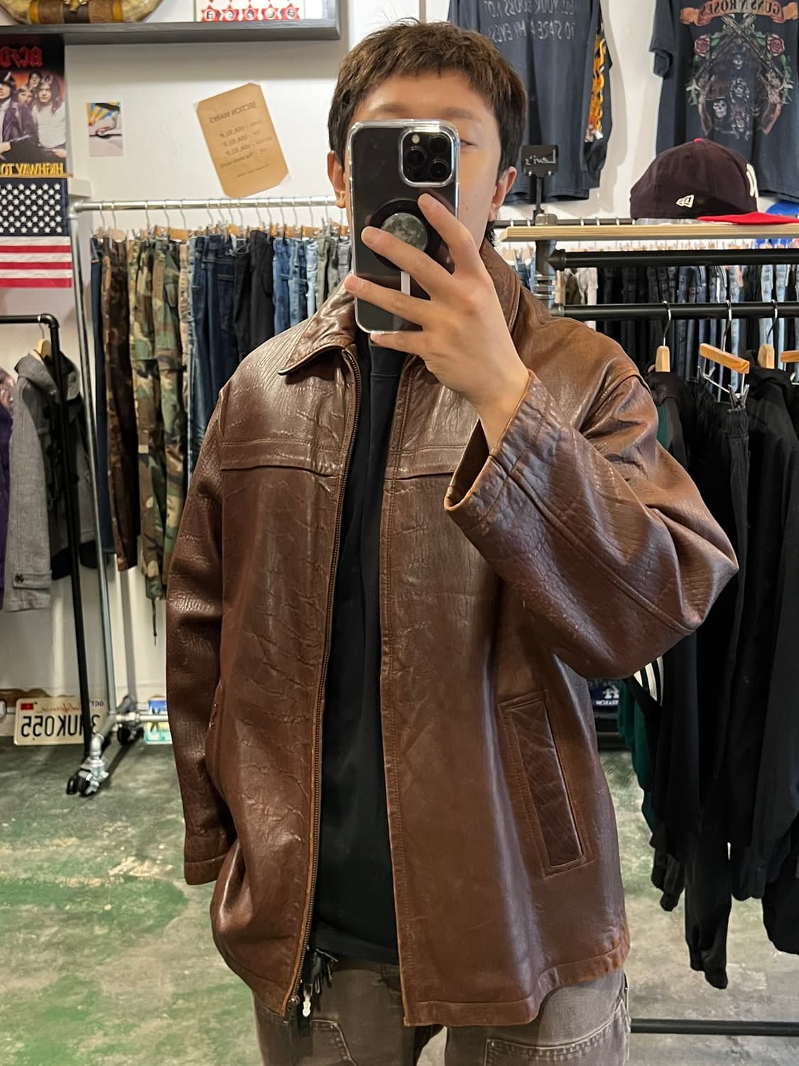 90s [100] 천연 양가죽 자켓 상품이미지8