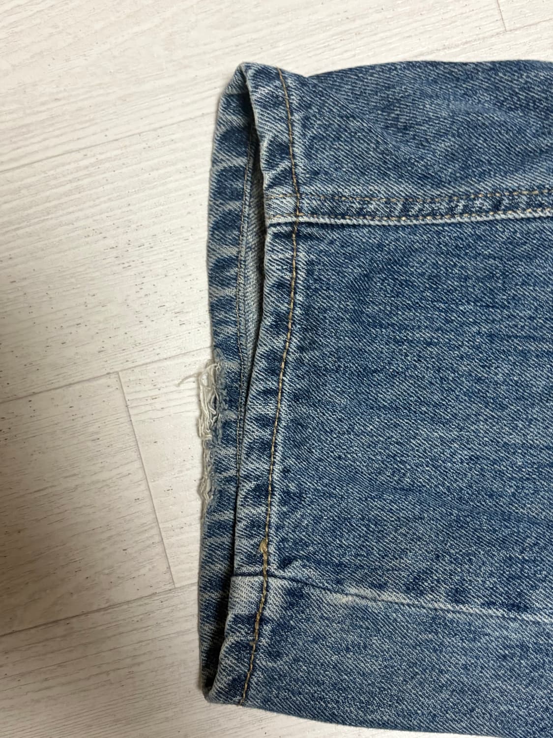 오더아카이브 커브 와이드 데님 상품이미지4