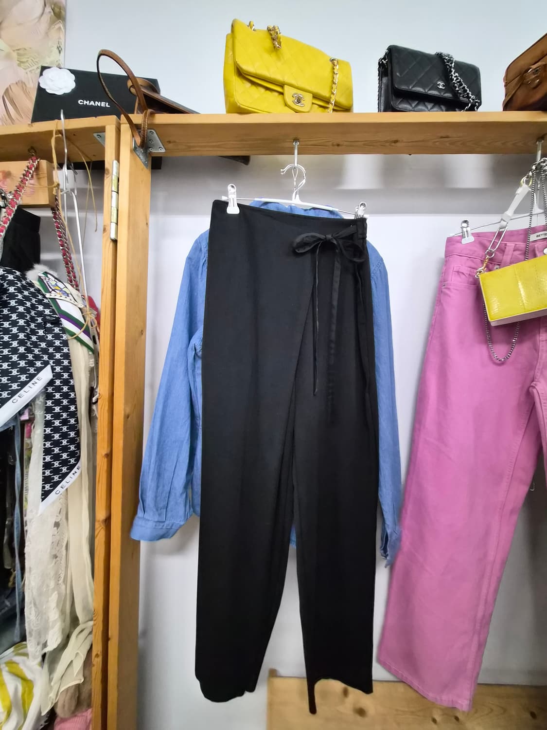 마크제이콥스 프릴벌룬데님. 언발 랩 스판 슬렉스 상품이미지6