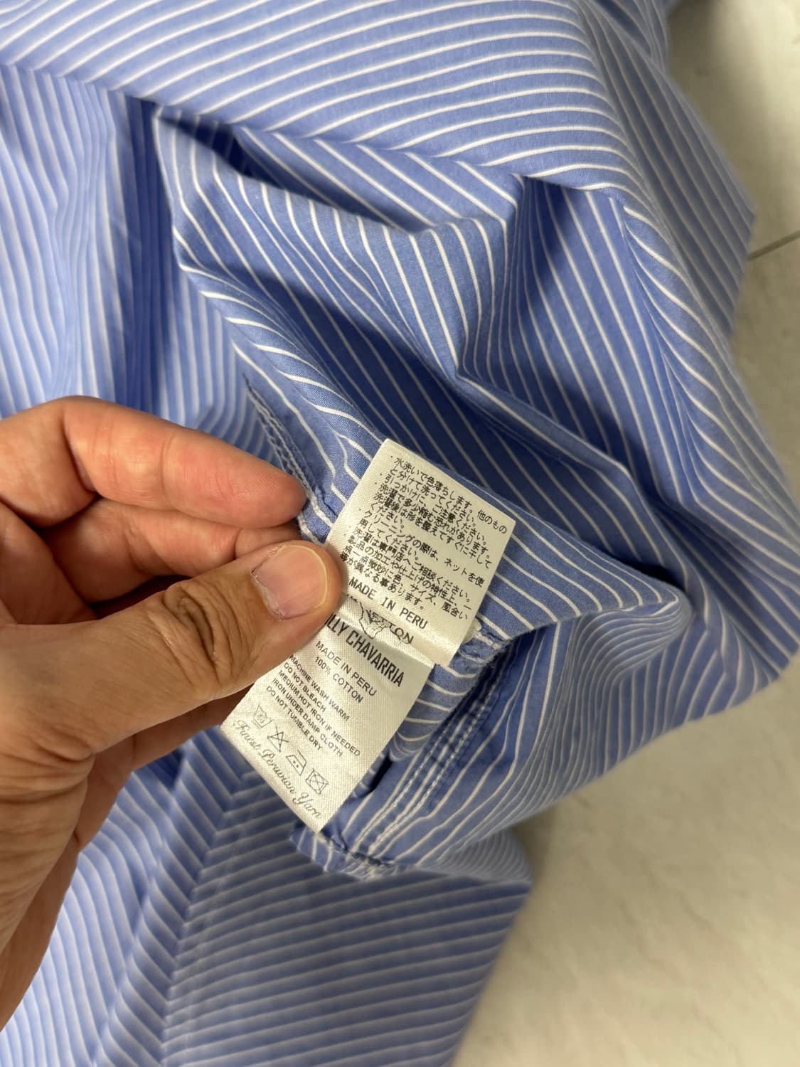 윌리차바리아 빅 윌리 스트라이프 셔츠 상품이미지5