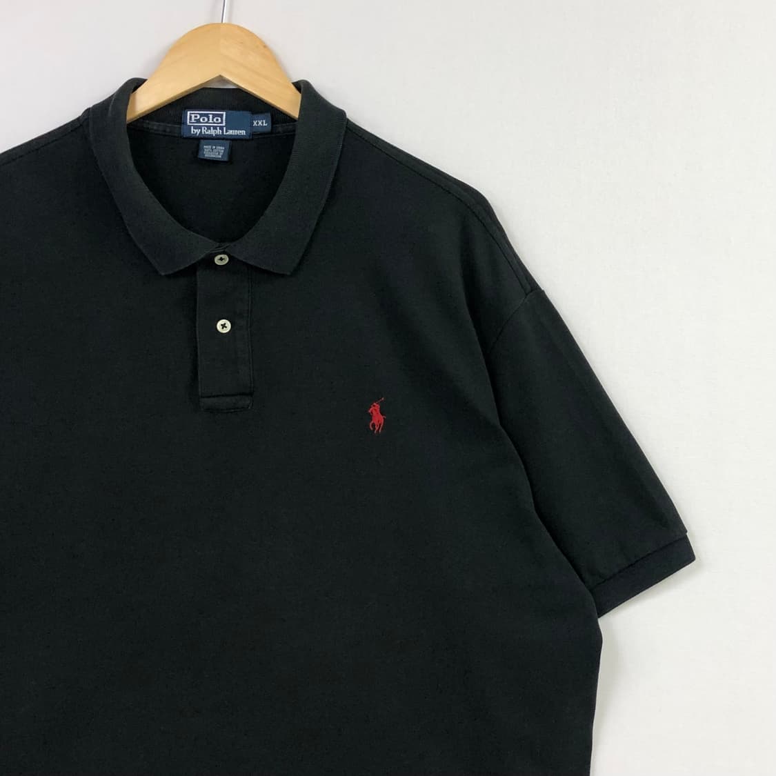 Xxl 폴로 블랙 소프트코튼 카라티 상품이미지1