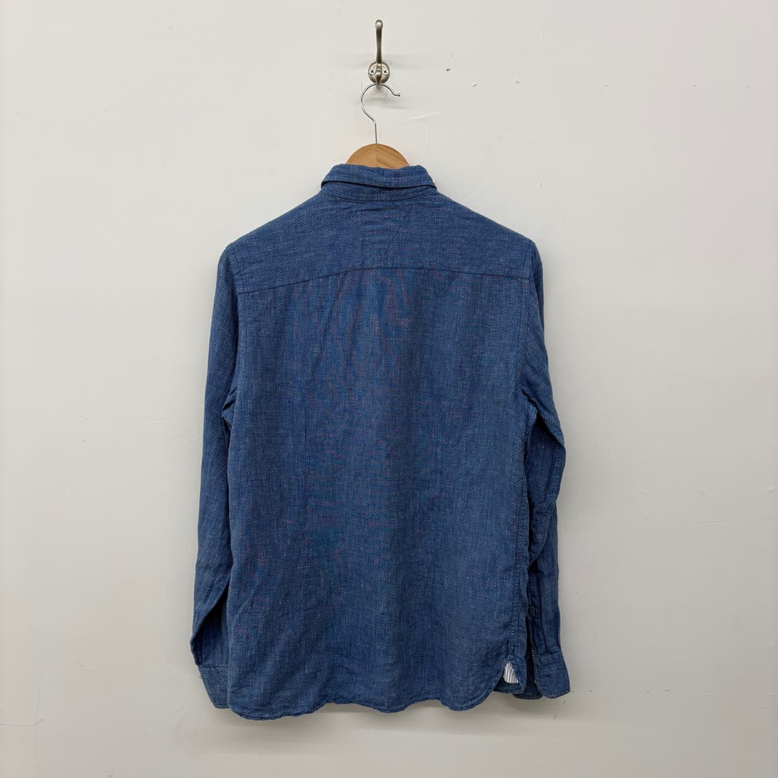 타미힐피거 블루 린넨 셔츠 남성 S 상품이미지5