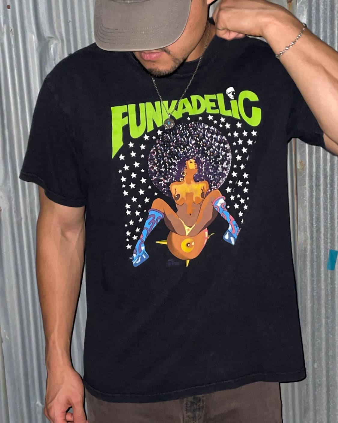 RARE!!) 00s Funkadelic Afro Girl T-shirt 상품이미지6