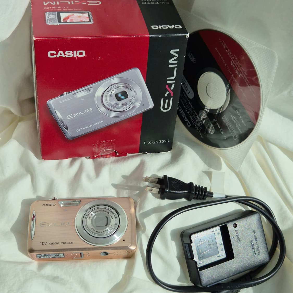 🍑로즈골드🌸박스풀셋💫카시오 EX-Z270 미품✨ 상품이미지5