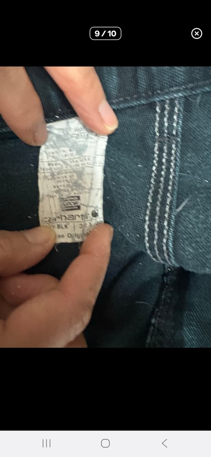 칼하트 빈티지 더블니 워크팬츠 30×32 상품이미지9