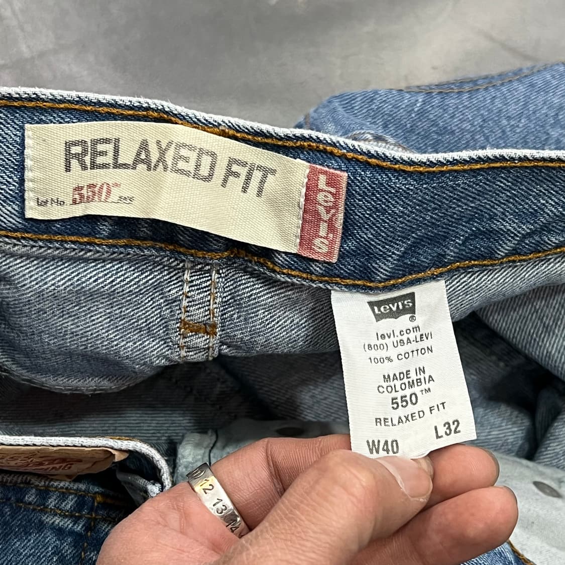  리바이스 550 데님 팬츠 y15217 상품이미지6